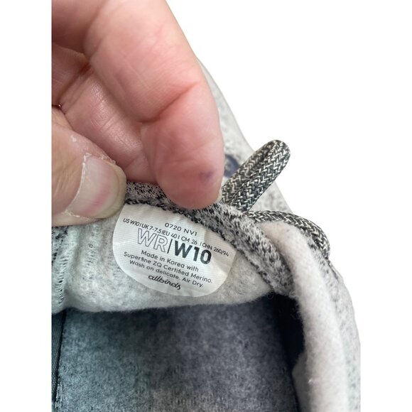 All Birds Womens Gray Merino Wool Casual shoes sneakers Sz 10 SKU 9574 - Picture 6 of 13